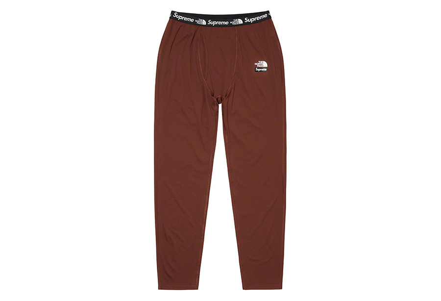 Supreme x The North Face Base Layer Pant Brown (FW22) BROWN sneaker – authenticated on KLEKT