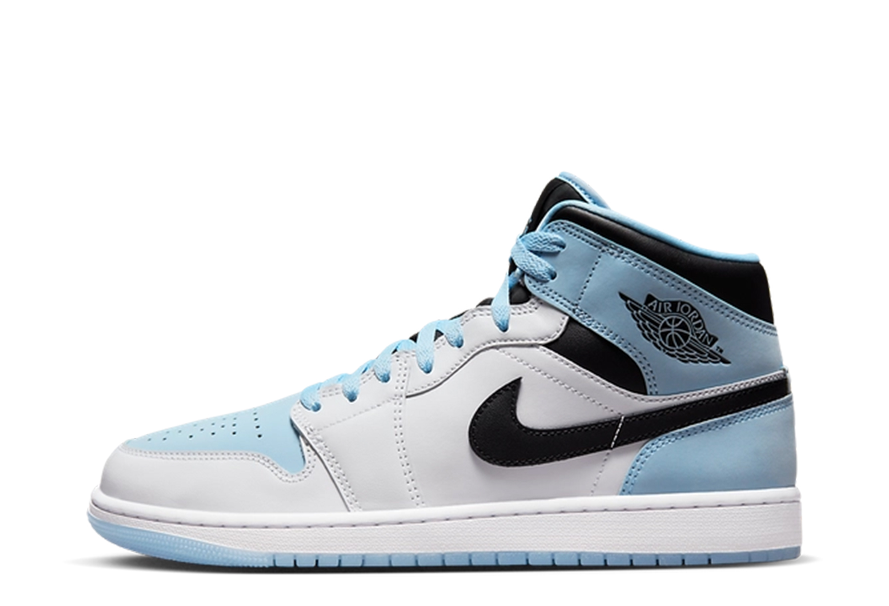 Air Jordan 1 Mid SE 'White Ice Blue' (2023) Ice Blue/Black/White sneaker – authenticated on KLEKT