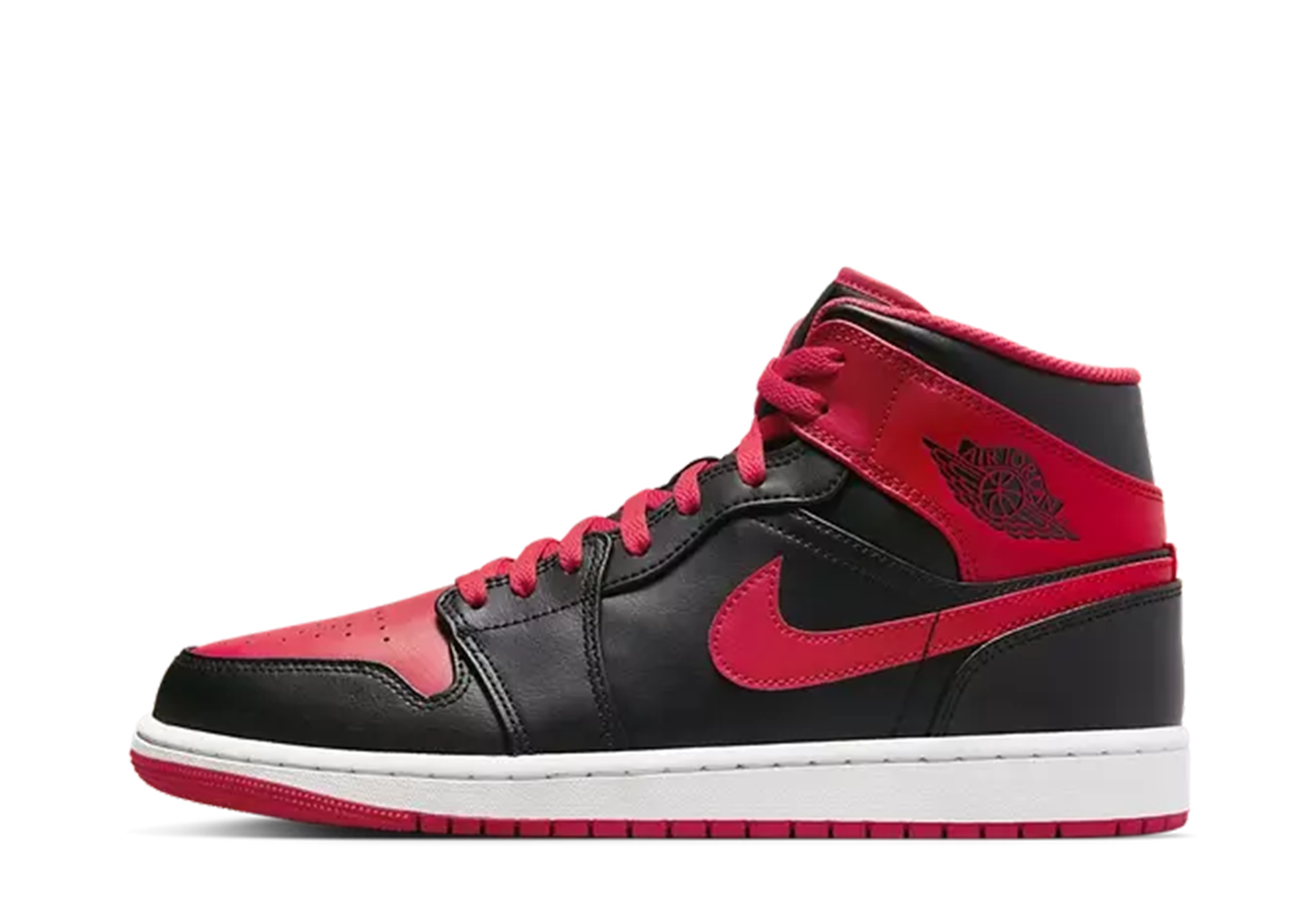 Air Jordan 1 Mid ‘Alternate Bred’ (2023) RED/BLACK sneaker – authenticated on KLEKT
