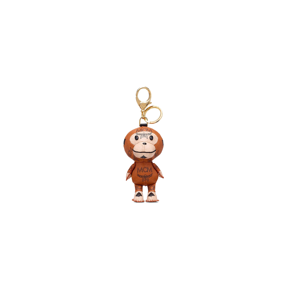 Brands Other x MCM Leather BAPE Mini Ape Keychain Cognac (2019) Brown sneaker – authenticated on KLEKT