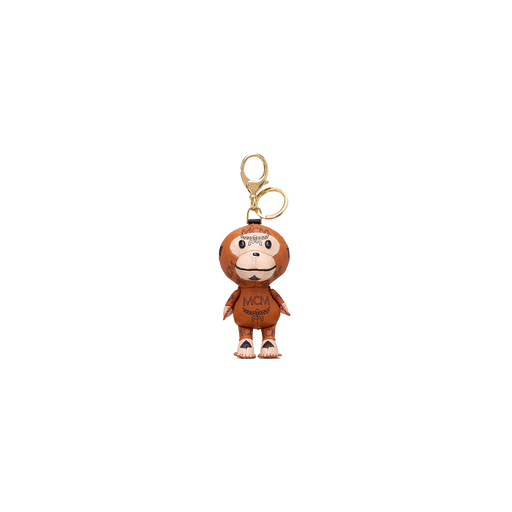Brands Other x MCM Leather BAPE Mini Ape Keychain Cognac (2019)