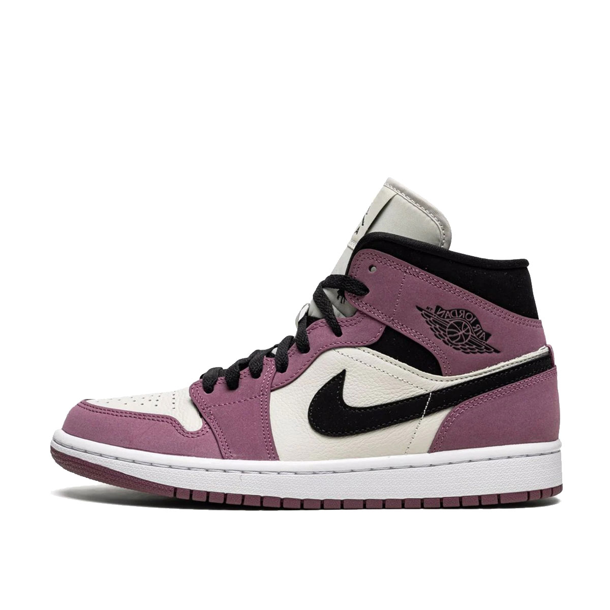 Air Jordan WMNS 1 Mid SE Light Mulberry (2022) LIGHT MULBERRY/LIGHT BONE/WHITE/BLACK sneaker – authenticated on KLEKT
