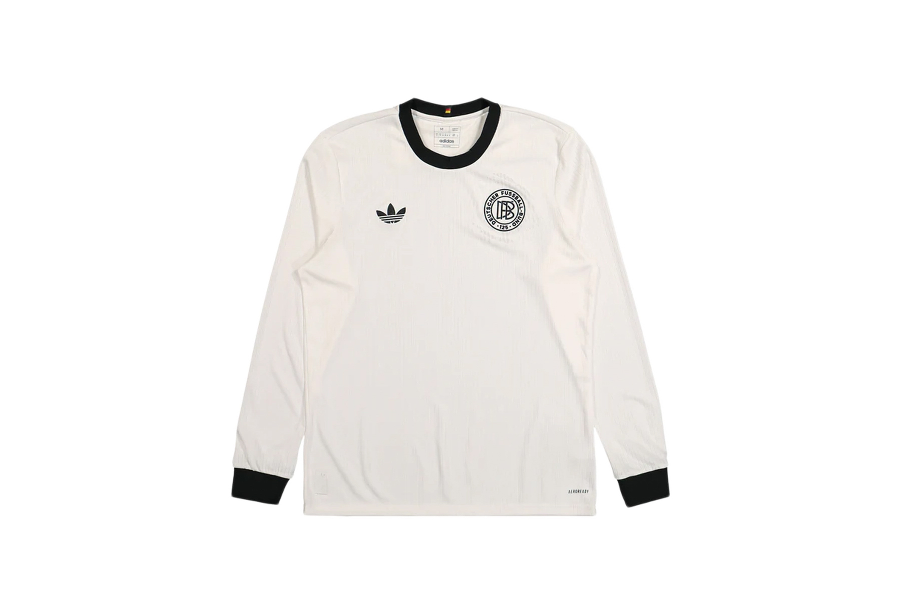 adidas Deutschland Longsleeve Jersey 'White' - 125th Anniversary