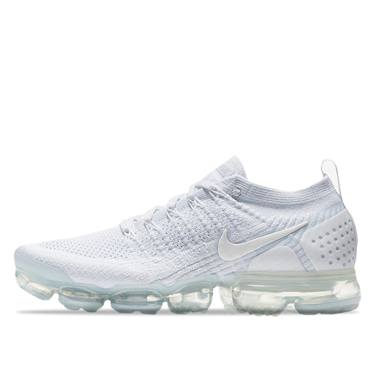 Nike Air VaporMax Flyknit 2 White/White-Pure Platinum-Metallic Silver sneaker – authenticated on KLEKT