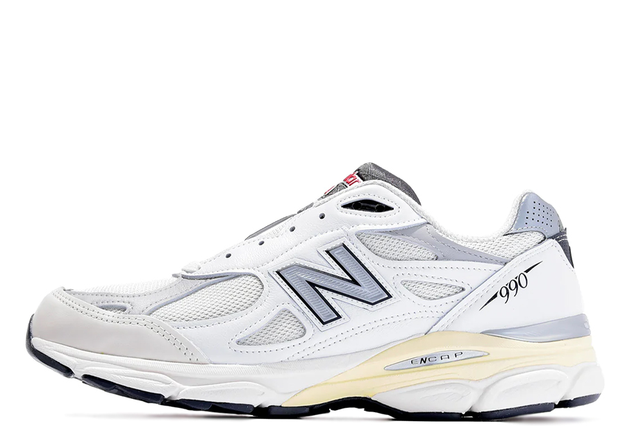 New Balance 990v3 Made in USA Sea Salt	(2022) sea salt sneaker – authenticated on KLEKT