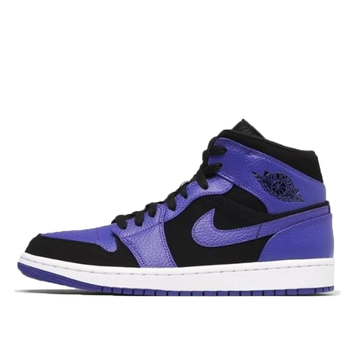 Air Jordan 1 Mid Black Dark Concord (2018) sneaker – authenticated on KLEKT