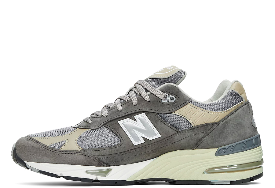 New Balance 991 Made in UK Grey Off White (2022) grey/off white sneaker – authenticated on KLEKT