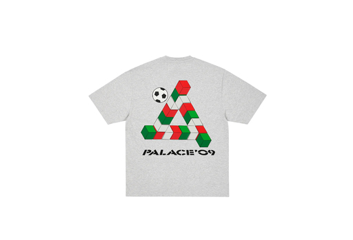 Palace 09 Tri-Ferg T-Shirt 'Grey Marl' (FW25) – authenticated on KLEKT
