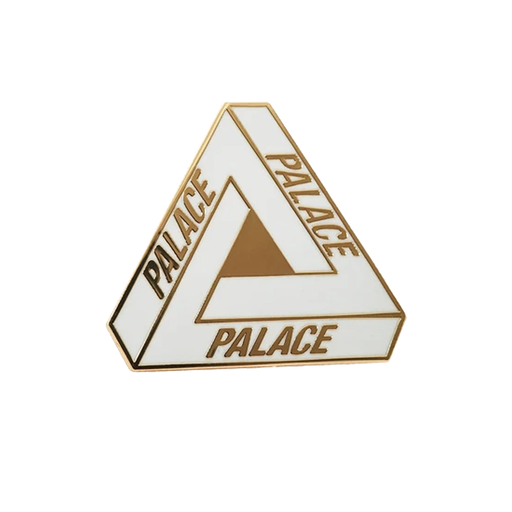Palace Tri-Ferg Pin Badge White (SS21)