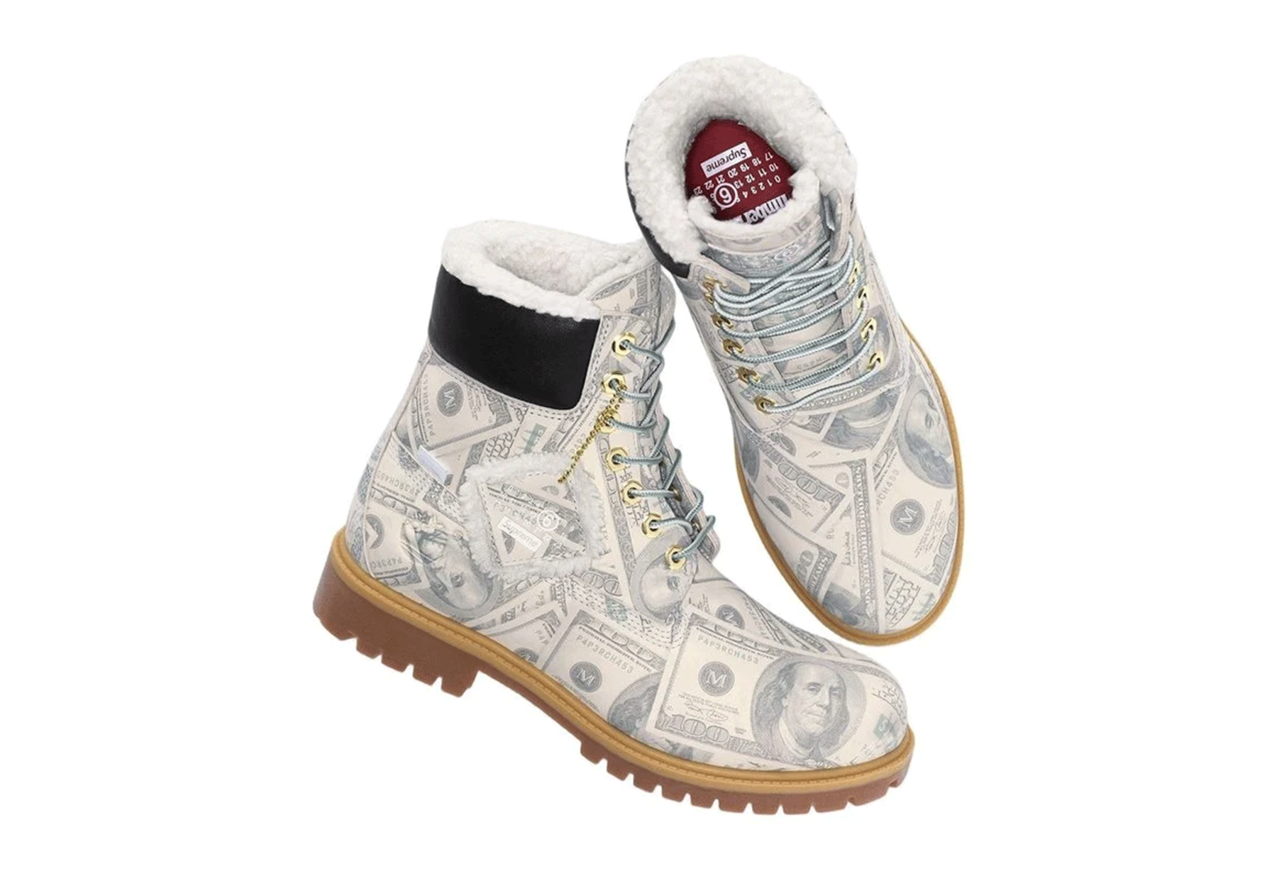 Supreme x MM6 Maison Margiela x Timberland Money 6" Premium Waterproof Boot (SS26) MULTI sneaker – authenticated on KLEKT