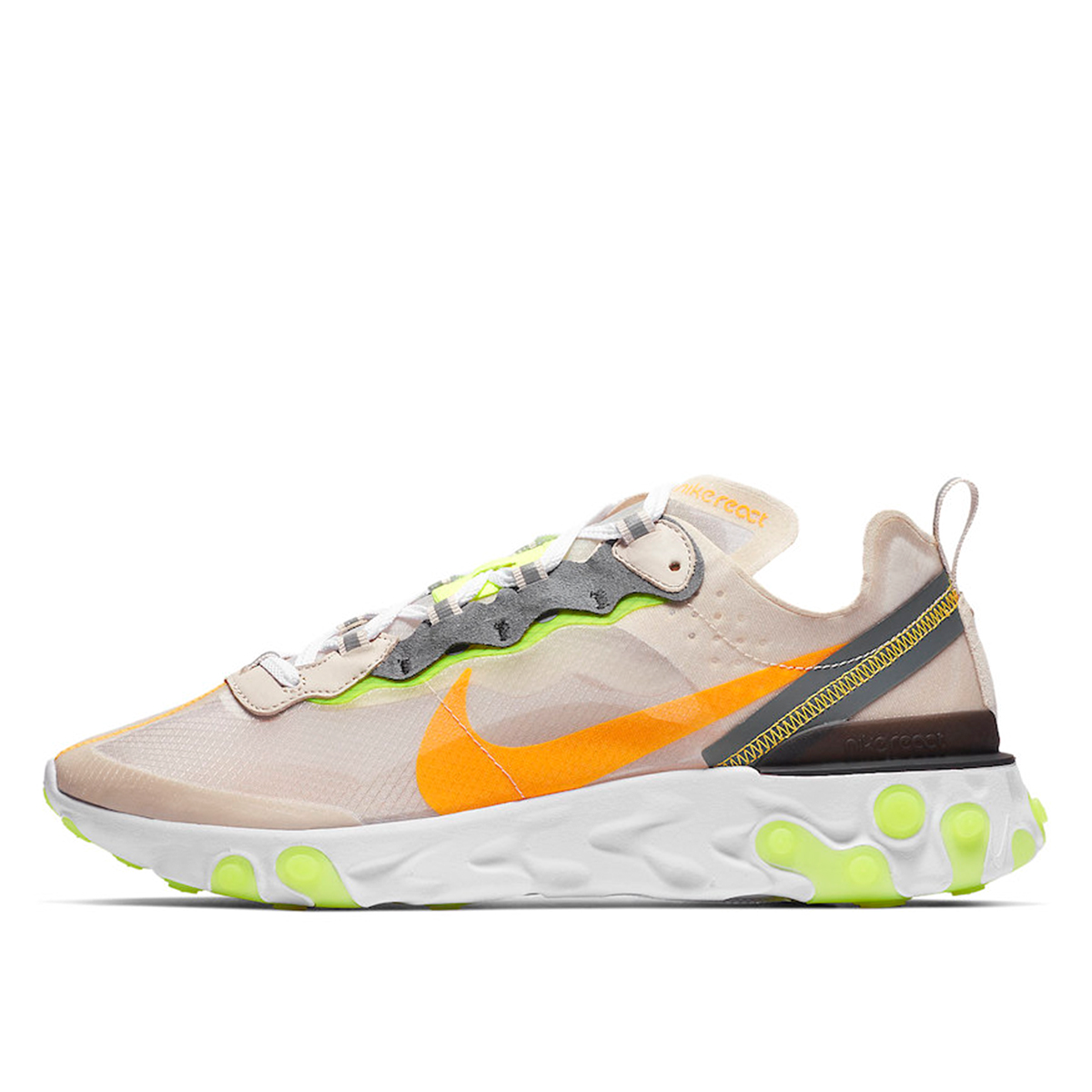 Nike React Element 87 Laser Orange (2019) sneaker – authenticated on KLEKT