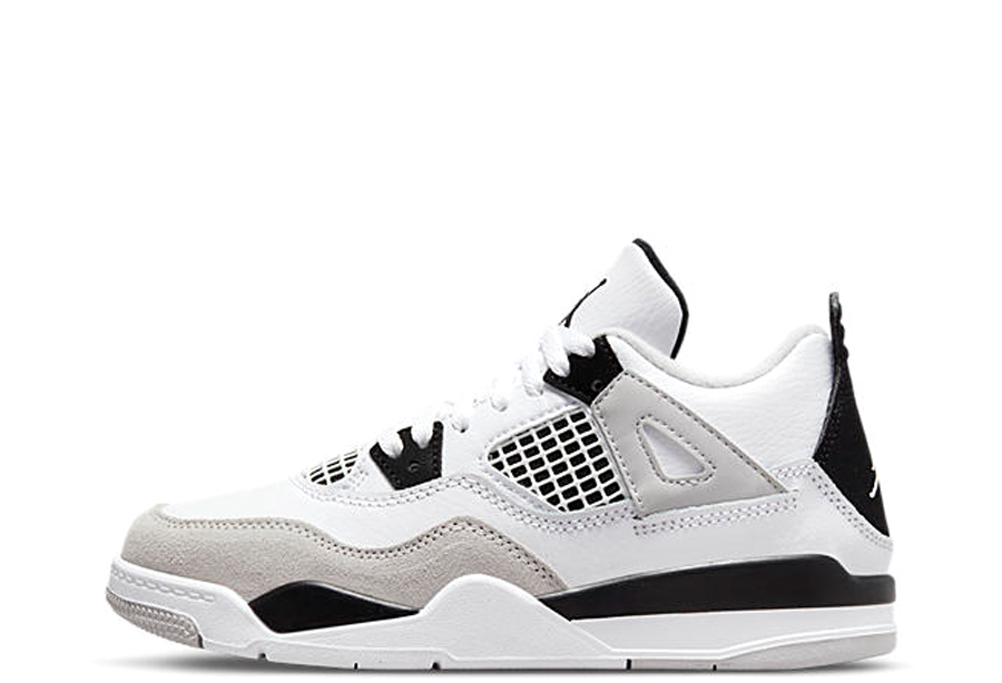 Air Jordan 4 PS Military Black (2022) WHITE/BLACK/NEUTRAL GREY sneaker – authenticated on KLEKT
