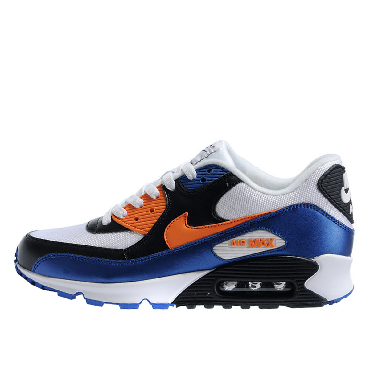 Nike Air Max 90 White Bright Mandarine Black sneaker – authenticated on KLEKT