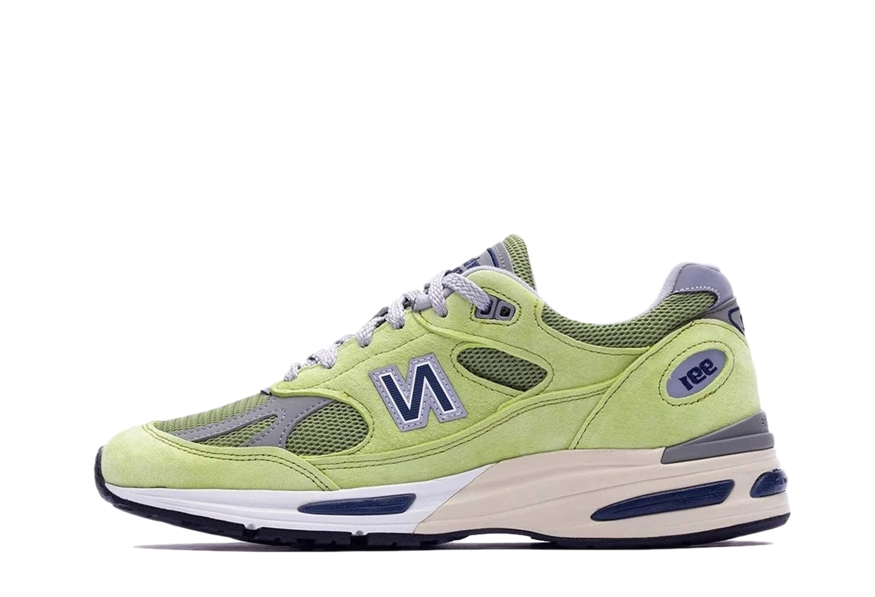New Balance 991v2 Made in UK 'Green Banana' - Summer Brights Pack (2026) Green Banana sneaker – authenticated on KLEKT