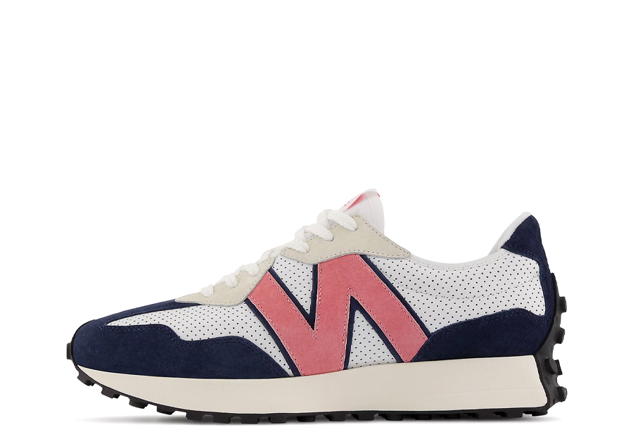 New Balance 327 White Natural Pink (2022) white/pink/navy sneaker – authenticated on KLEKT