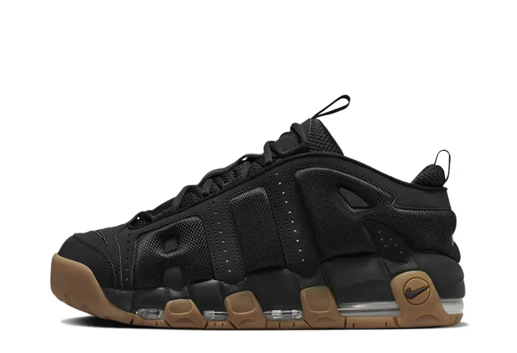 Nike Air More Uptempo Low 'Black Gum' (2025) BLACK sneaker – authenticated on KLEKT