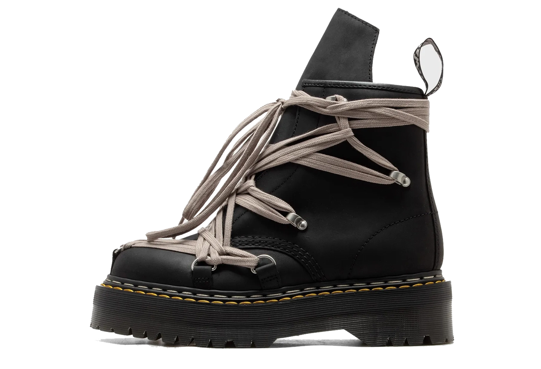 Dr. Martens x Rick Owens Quad Sole Steel Toe Boot 'Black' (2025) Black sneaker – authenticated on KLEKT