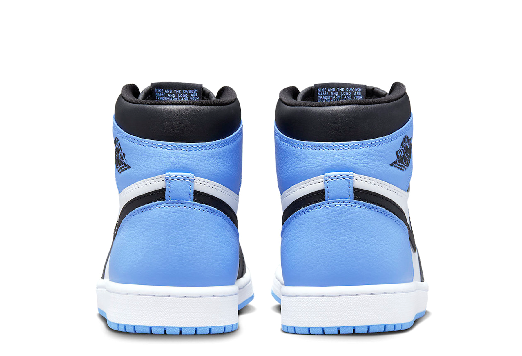 Air Jordan 1 High OG 'UNC Toe' (2023) University Blue/Black-White sneaker – authenticated on KLEKT