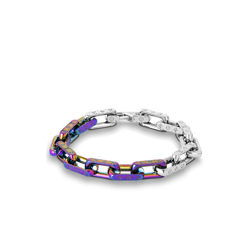 Louis Vuitton Chain Bracelet Monogram Rainbow