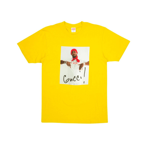 Supreme Gucci Mane T-Shirt Tee Yellow (FW16)