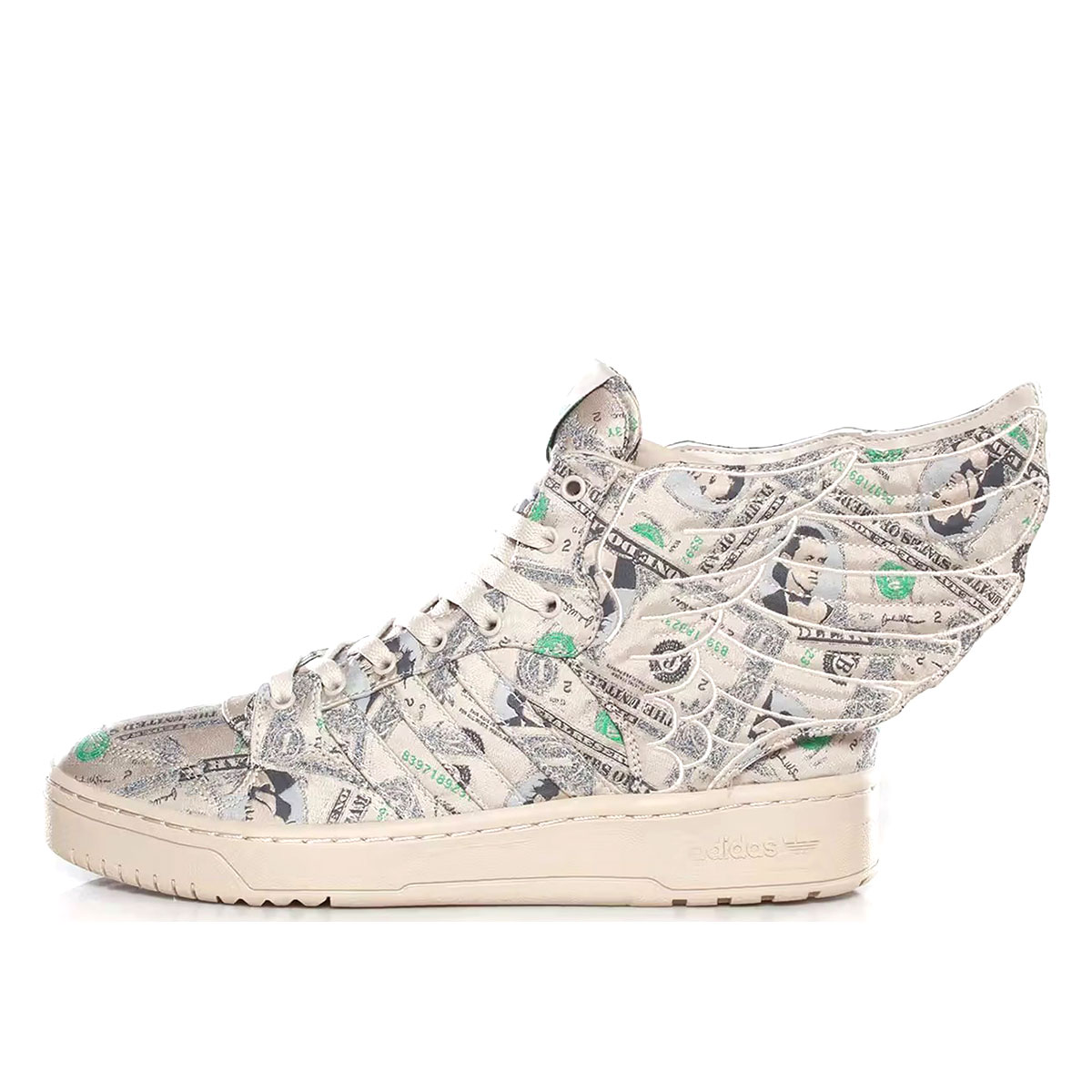 Adidas x Jeremy Scott JS Wings 2.0 Money (2013) sneaker – authenticated on KLEKT