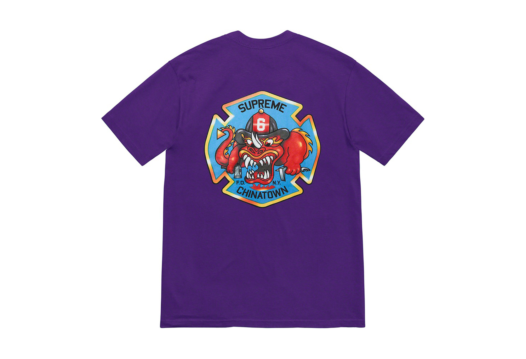 Supreme FDNY Engine 9 Tee Purple (FW22) PURPLE sneaker – authenticated on KLEKT