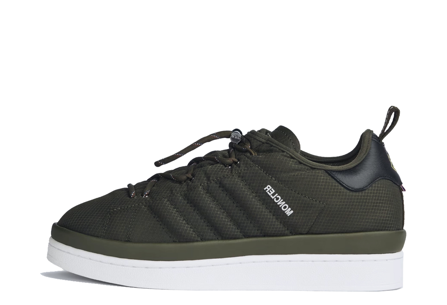 Adidas x Moncler Campus 'Olive Night' (2023) Olive Night/Olive Night/Solar Yellow sneaker – authenticated on KLEKT