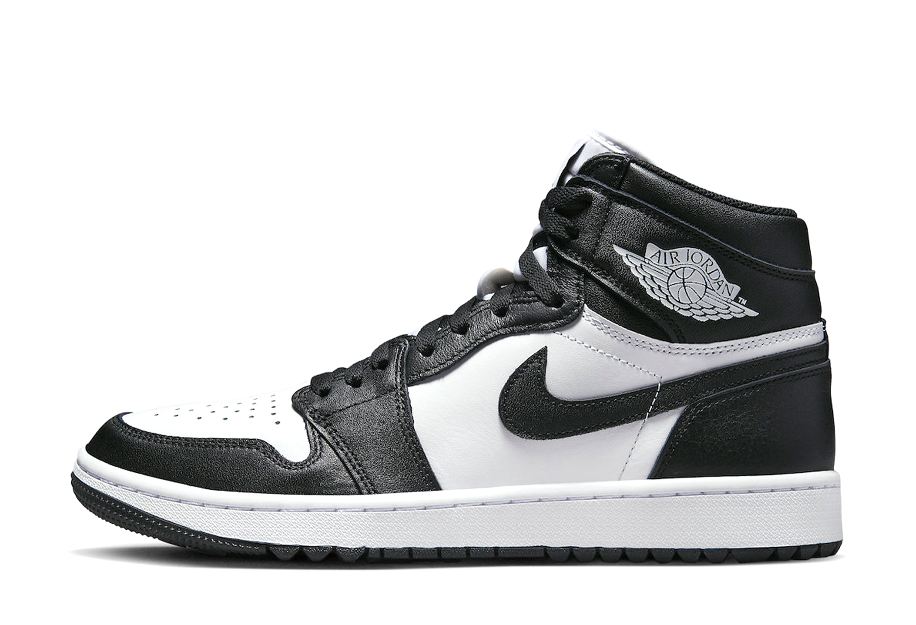 Air Jordan 1 High Golf 'Panda' (2023) BLACK/WHITE sneaker – authenticated on KLEKT