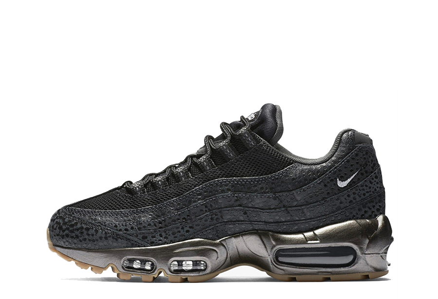 Nike Air Max 95 Premium WMNS 'Safari' (2016) Black/White/Anthracite/Metallic Hematite sneaker – authenticated on KLEKT