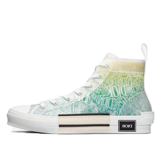 Dior x Shawn B23 High Top 'Yellow Green Canvas'