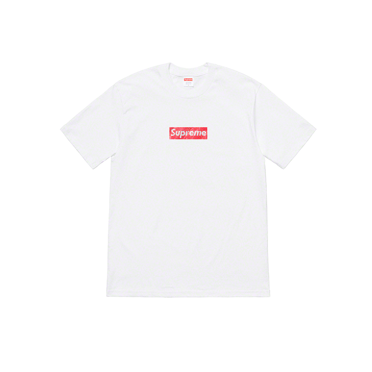 Supreme x Swarovski Box Logo T-Shirt 25th Anniversary Tee White (SS19) sneaker – authenticated on KLEKT