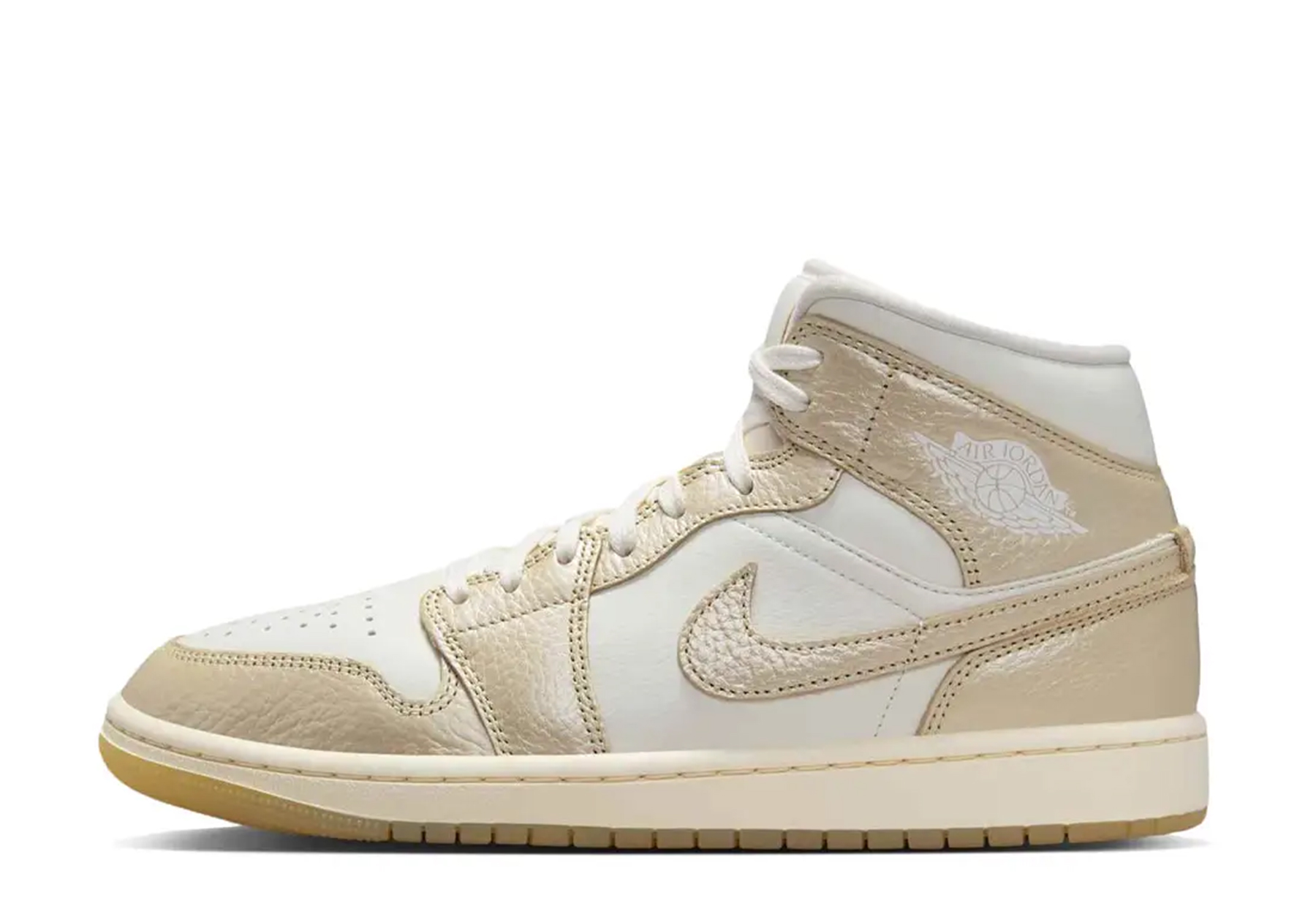 Air Jordan 1 Mid SE WMNS 'Metallic Team Gold' (2025) BEIGE sneaker – authenticated on KLEKT