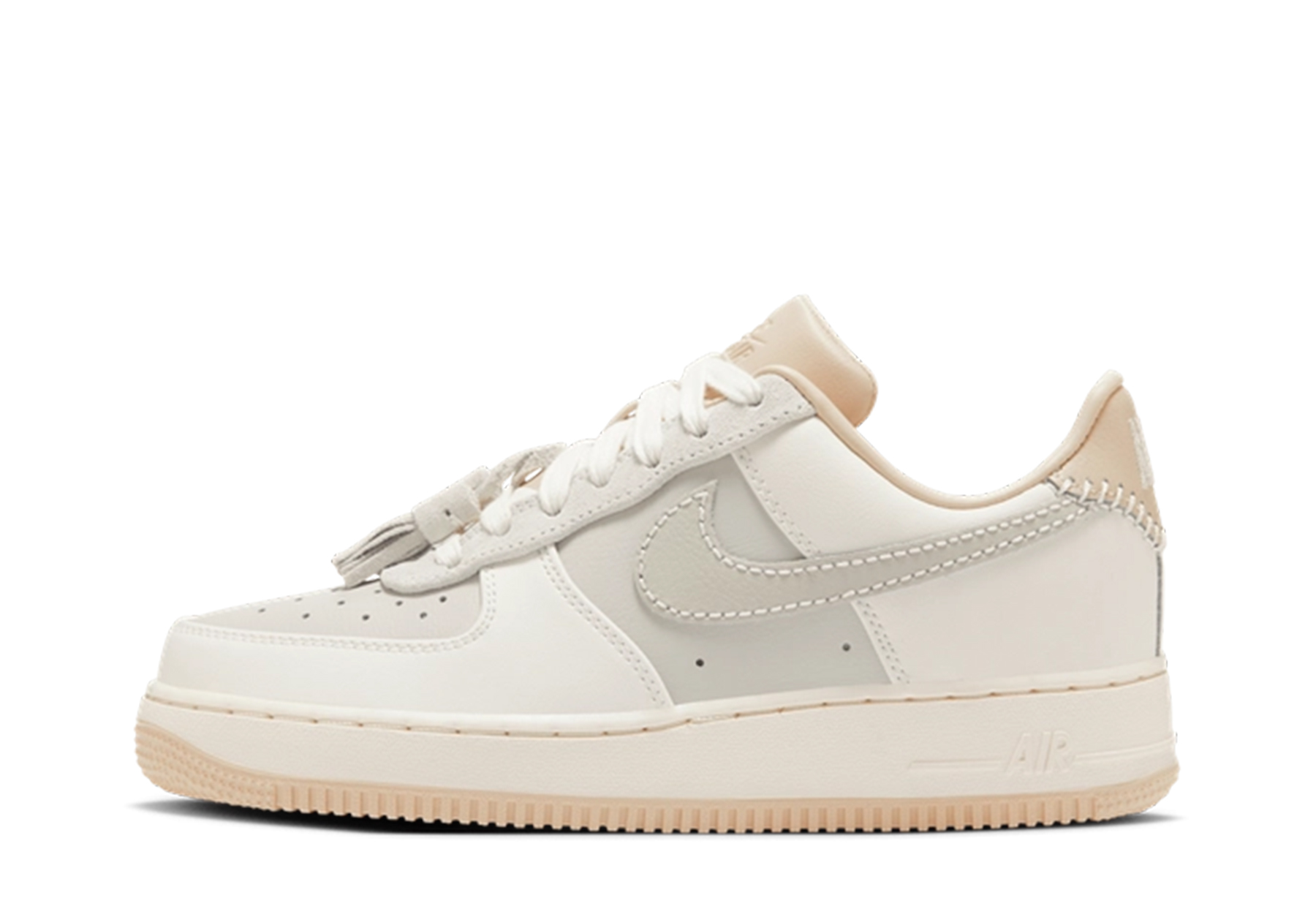 Nike Air Force 1 '07 Tassle 'Light Bone' (2025) Light Bone/Sail/Pink Oxford/Light Bone sneaker – authenticated on KLEKT