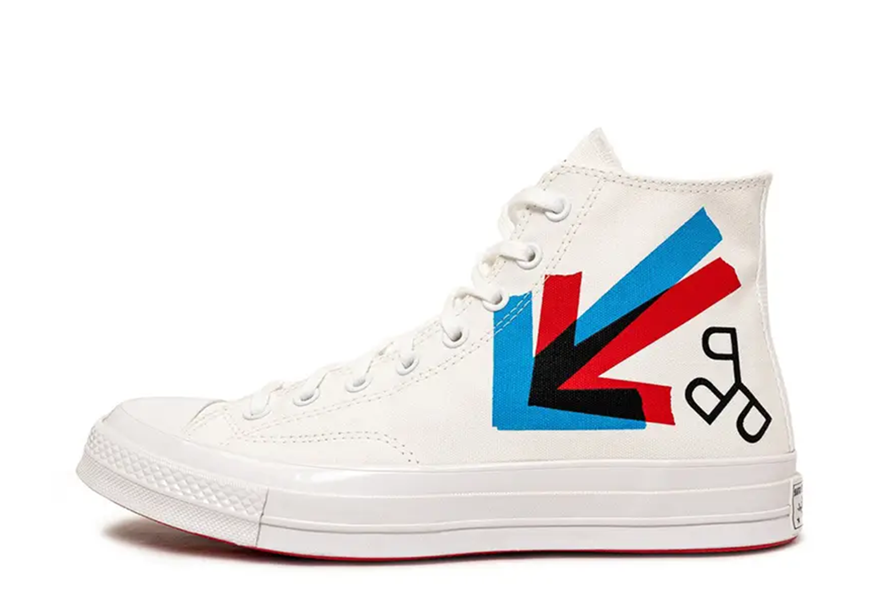 Converse x Patta Chuck 70 High White Red Blue (2022) WHITE/RED/BLUE sneaker – authenticated on KLEKT