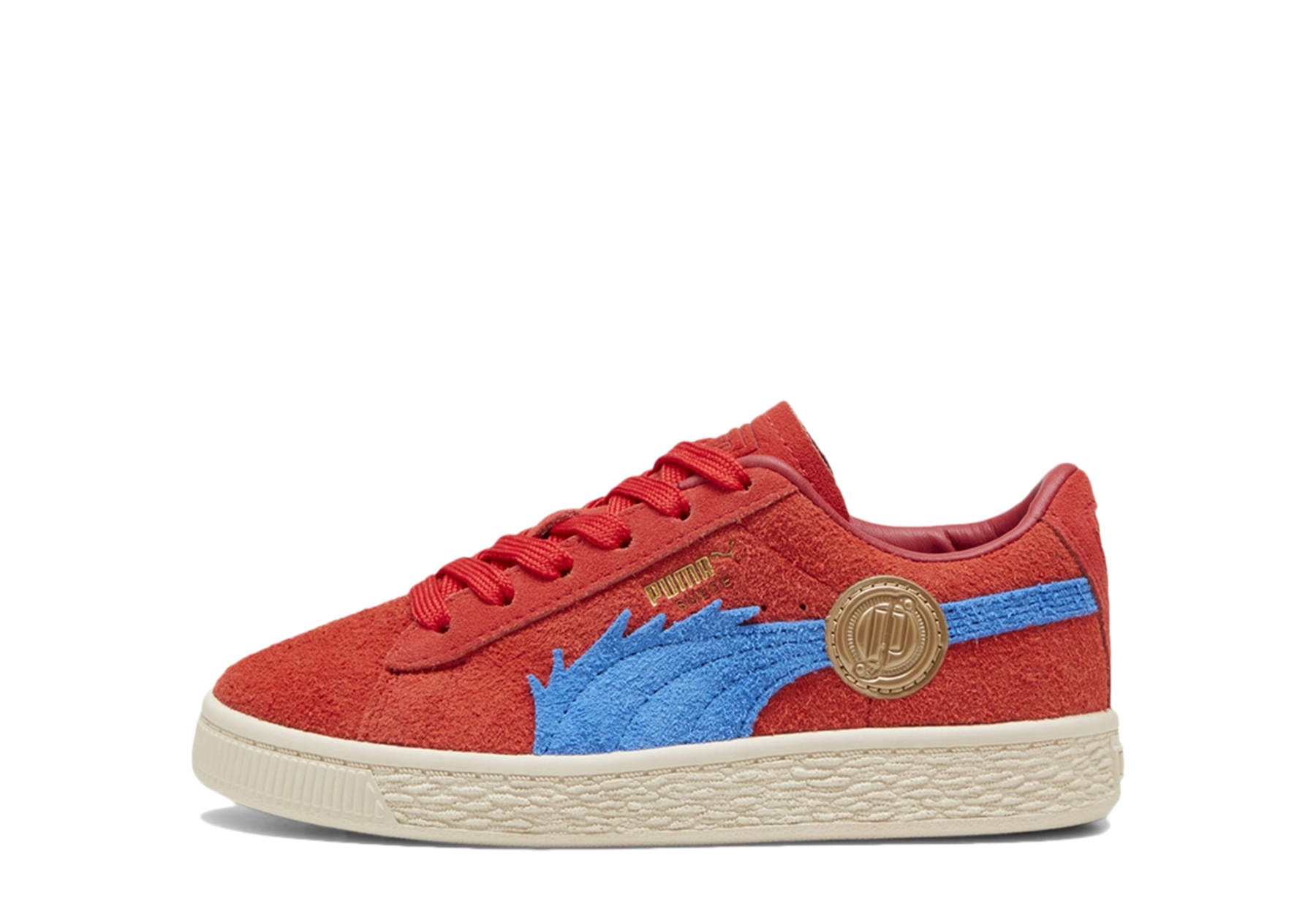 Puma x One Piece Suede PS 'Buggy' (2024) For All Time Red/Ultra Blue sneaker – authenticated on KLEKT
