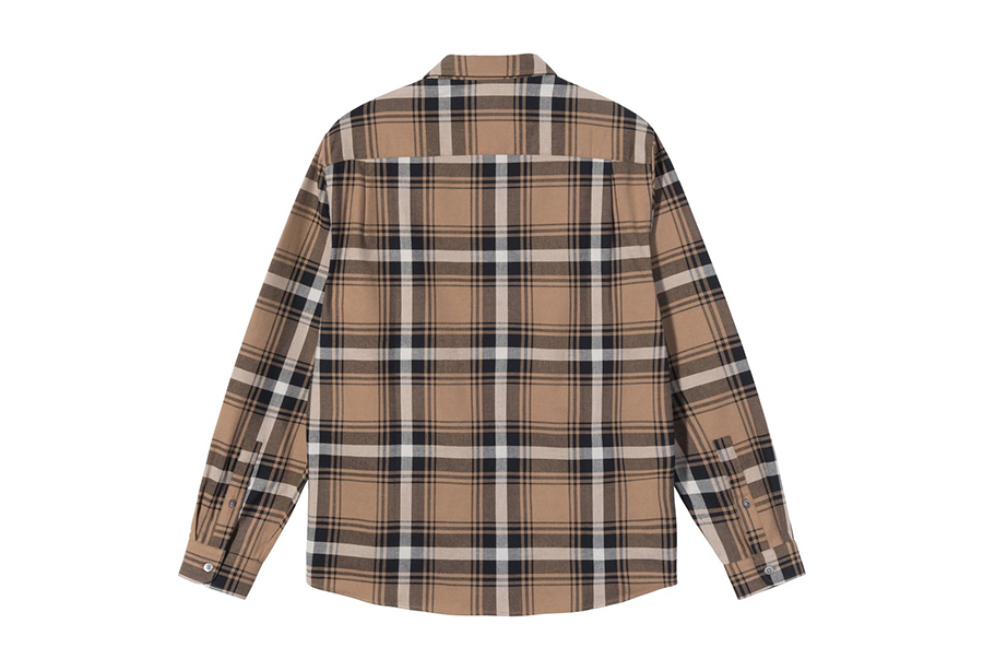 Stussy Classic Bailey Plaid LS Shirt Brown (FW21) BROWN sneaker – authenticated on KLEKT