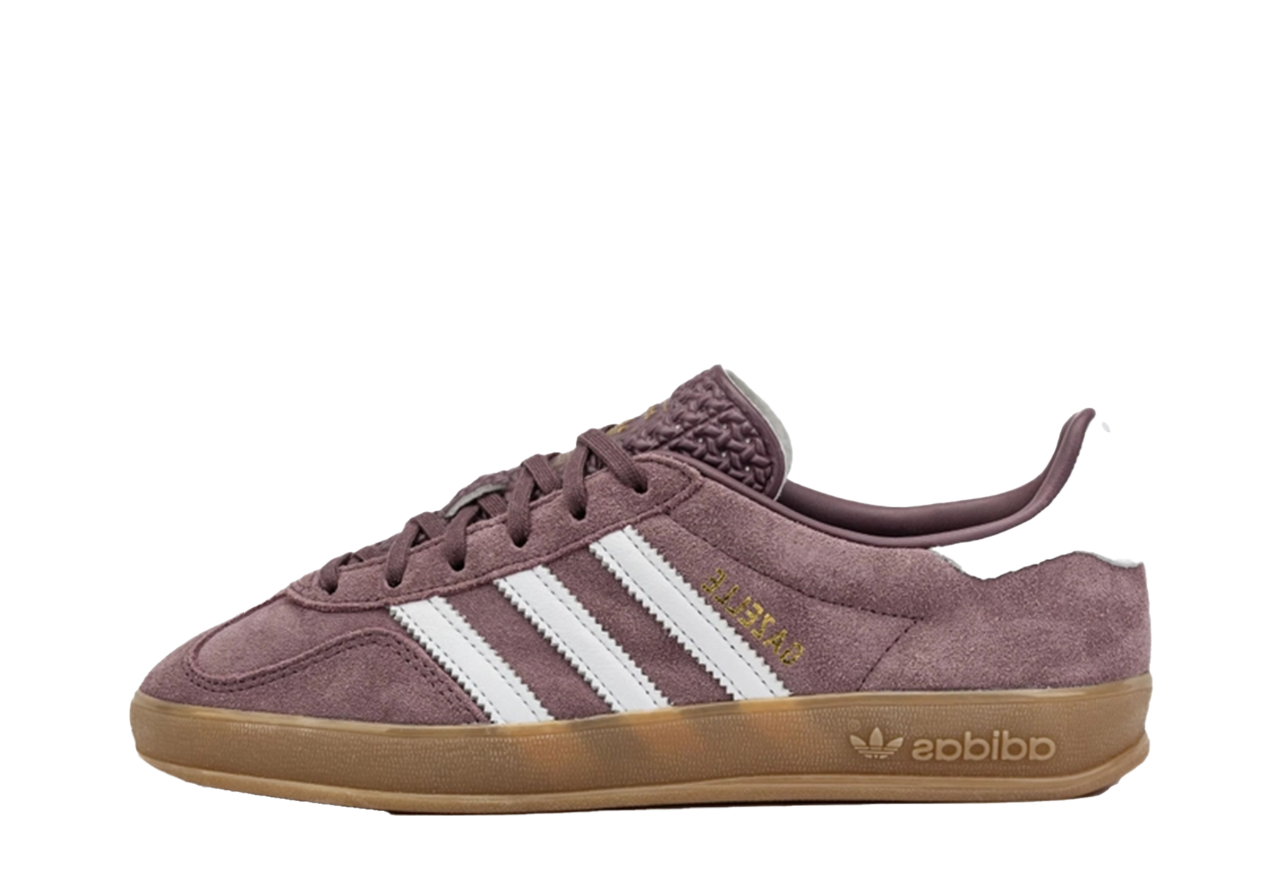 Adidas Gazelle Indoor WMNS 'Shadow Fig' (2024) Shadow Fig/Footwear White/Gum sneaker – authenticated on KLEKT