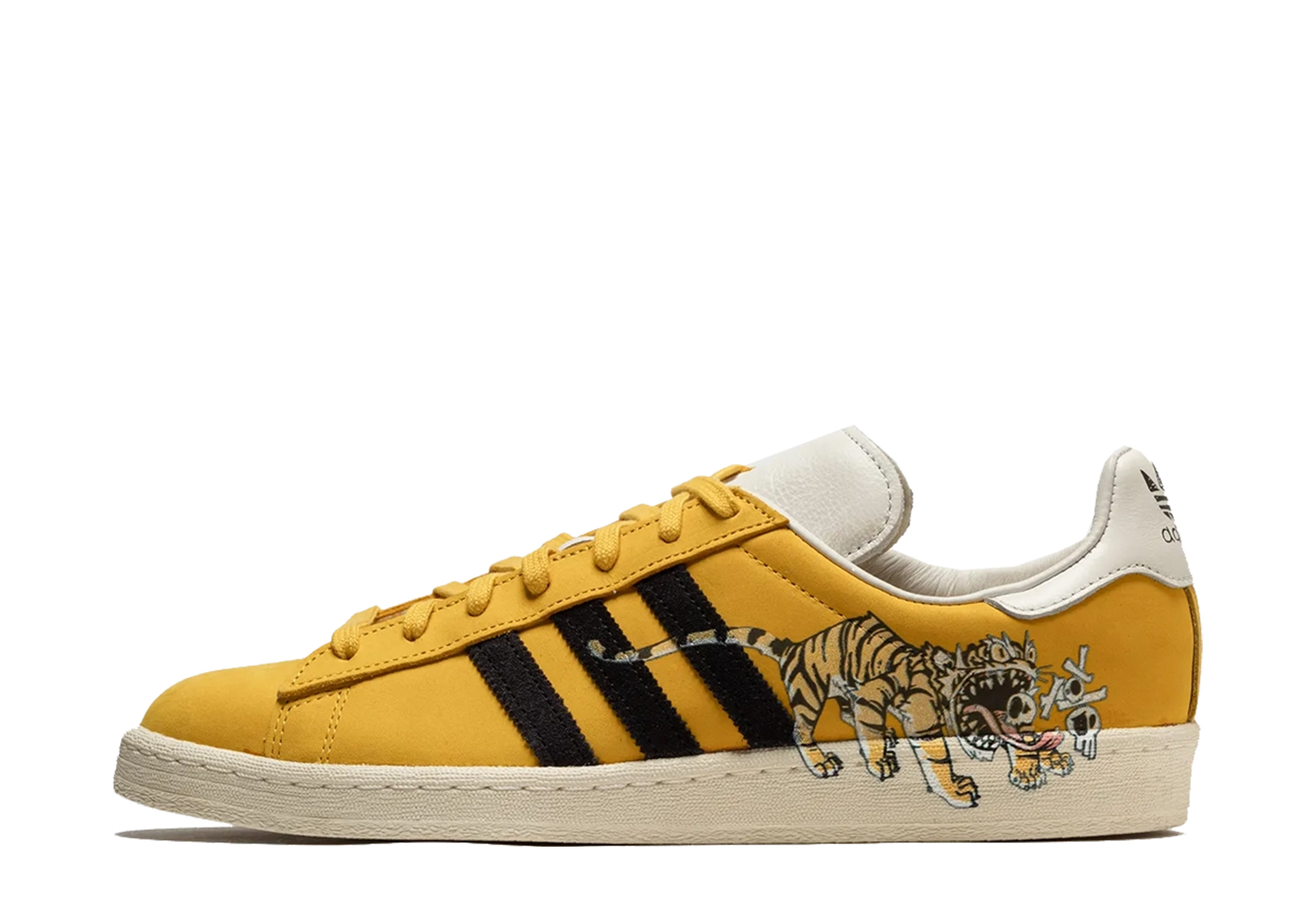 Adidas x Kim Jung Gi x Kasinan Campus 80s 'Korean Tiger' (2023) Haze Yellow/Core Black/Core Black sneaker – authenticated on KLEKT