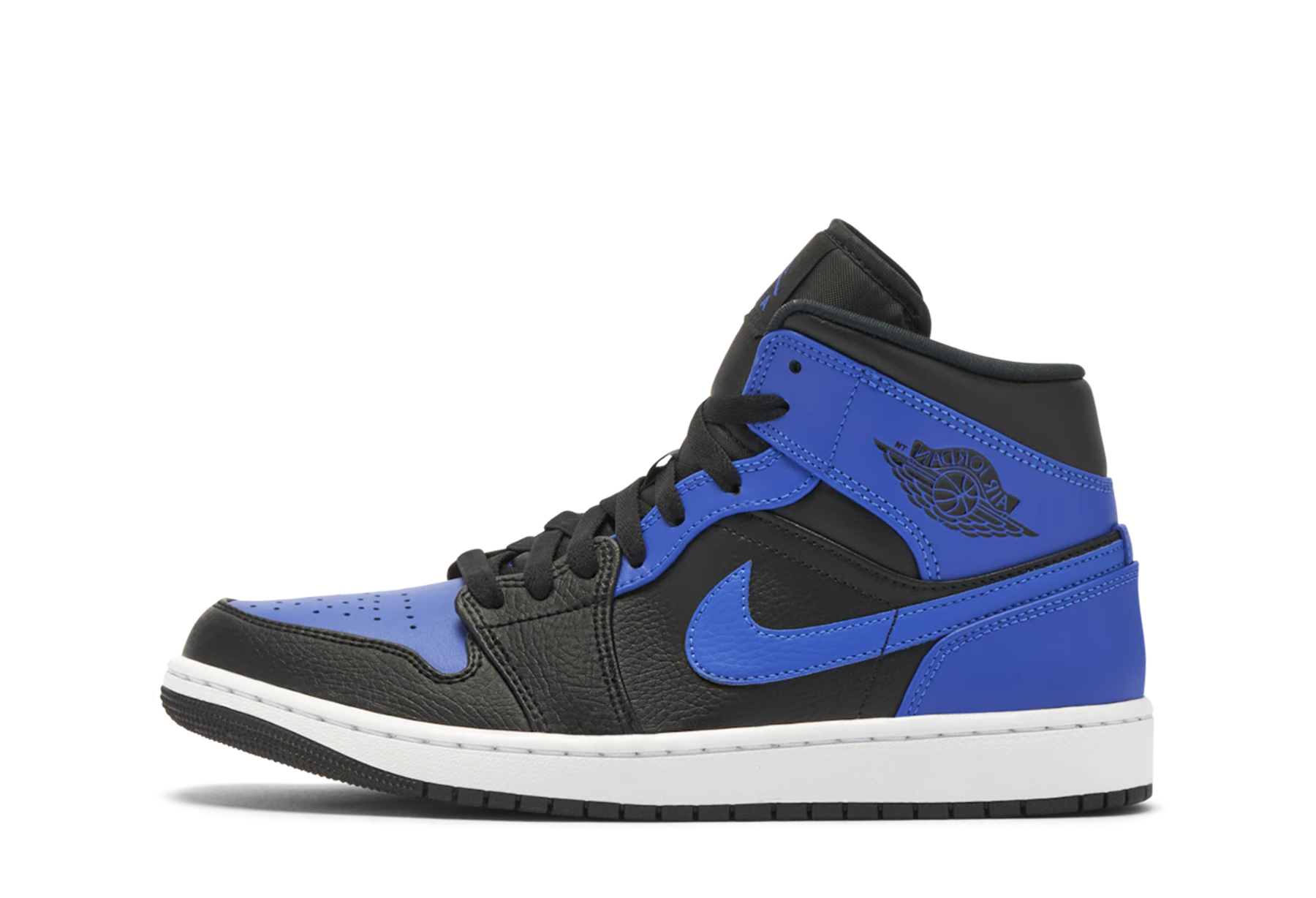 Air Jordan 1 Mid 'Black Hyper Royal' (2021) HYPER ROYAL sneaker – authenticated on KLEKT