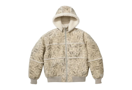 Supreme x MM6 Maison Margiela Hooded Shearling Bomber Jacket 'White' (SS26) – authenticated on KLEKT