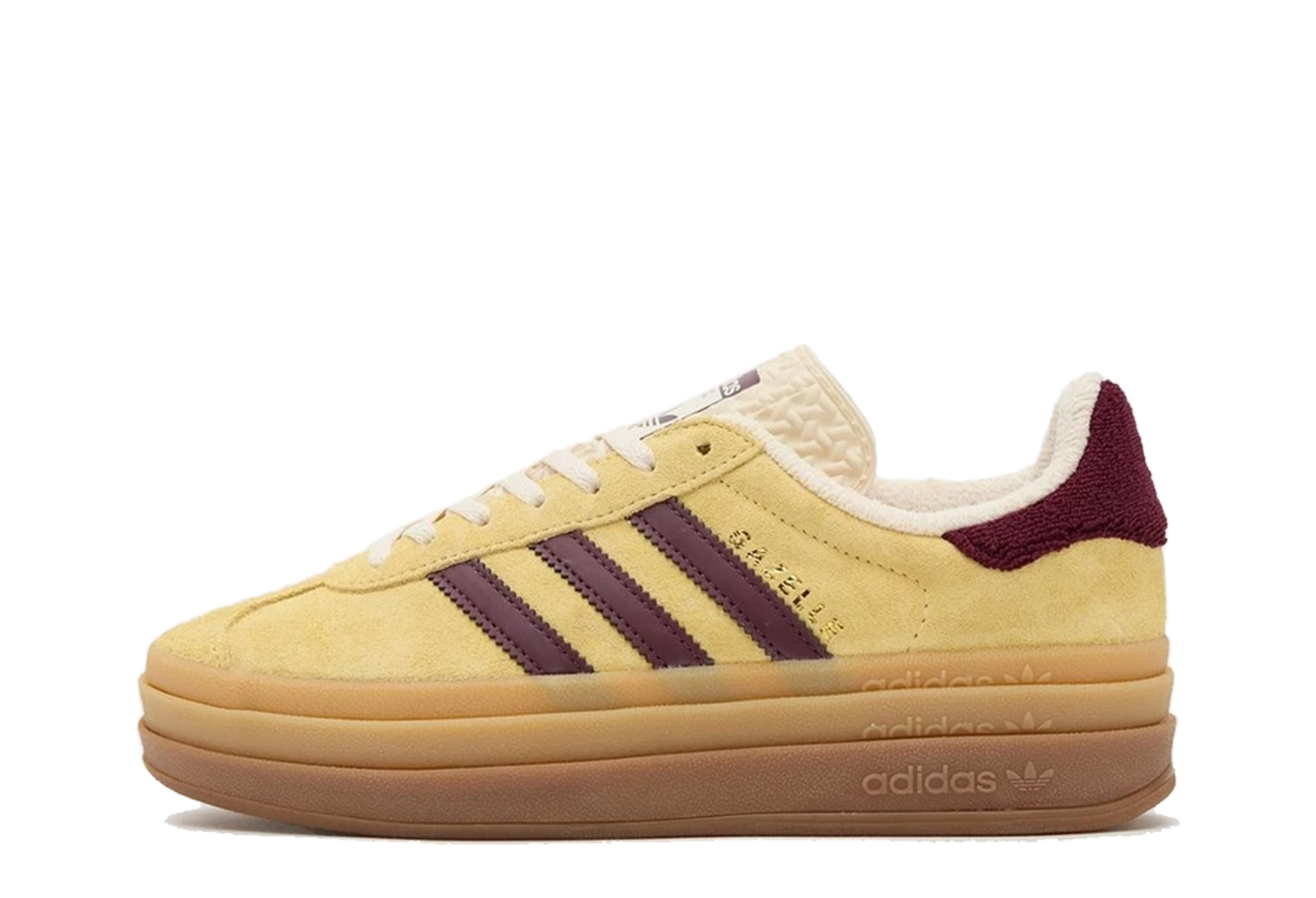 Adidas Gazelle Bold 'Yellow' (2024) Yellow/Bruin sneaker – authenticated on KLEKT