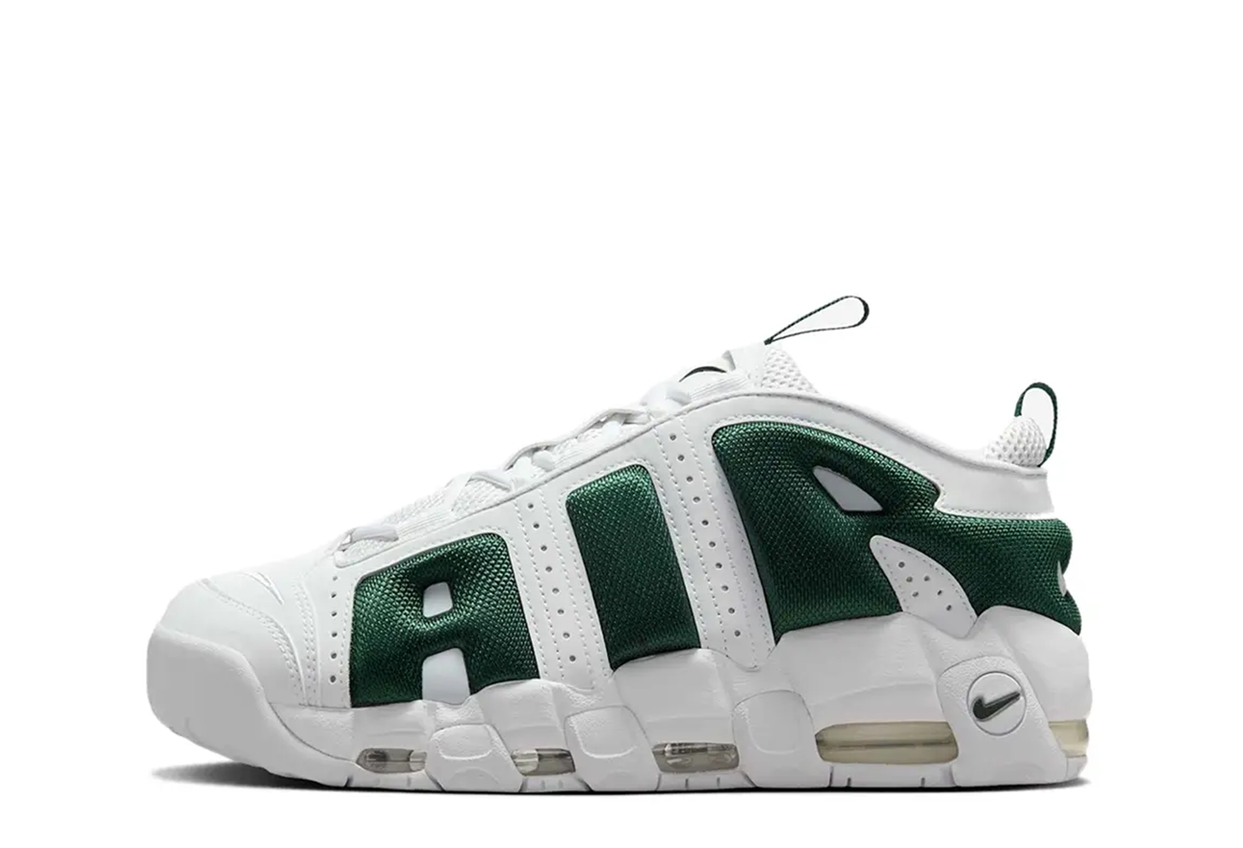Nike Air More Uptempo 'Low White Green' (2025) WHITE sneaker – authenticated on KLEKT