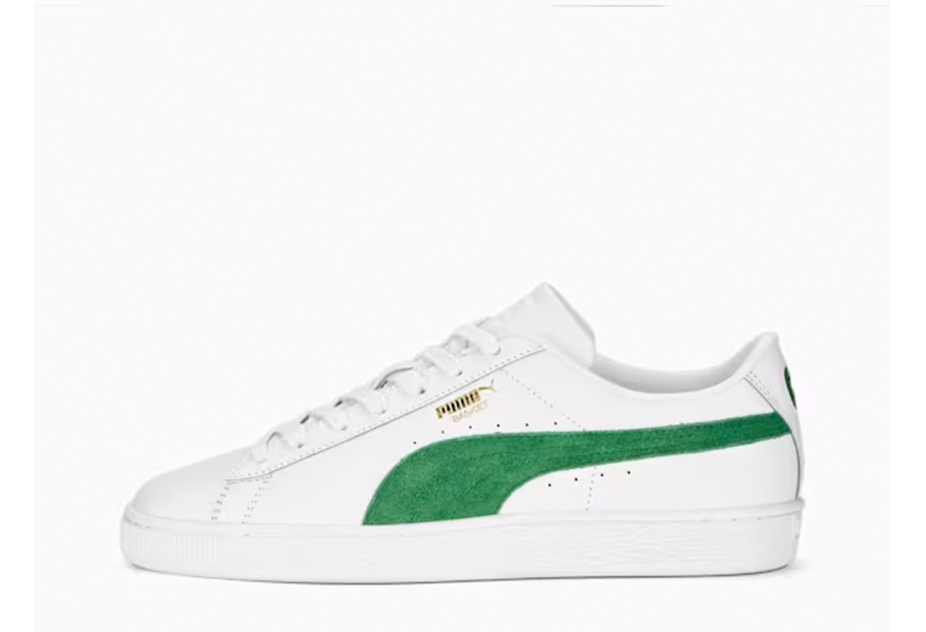 Puma Basket Classic White Green - 351912-04