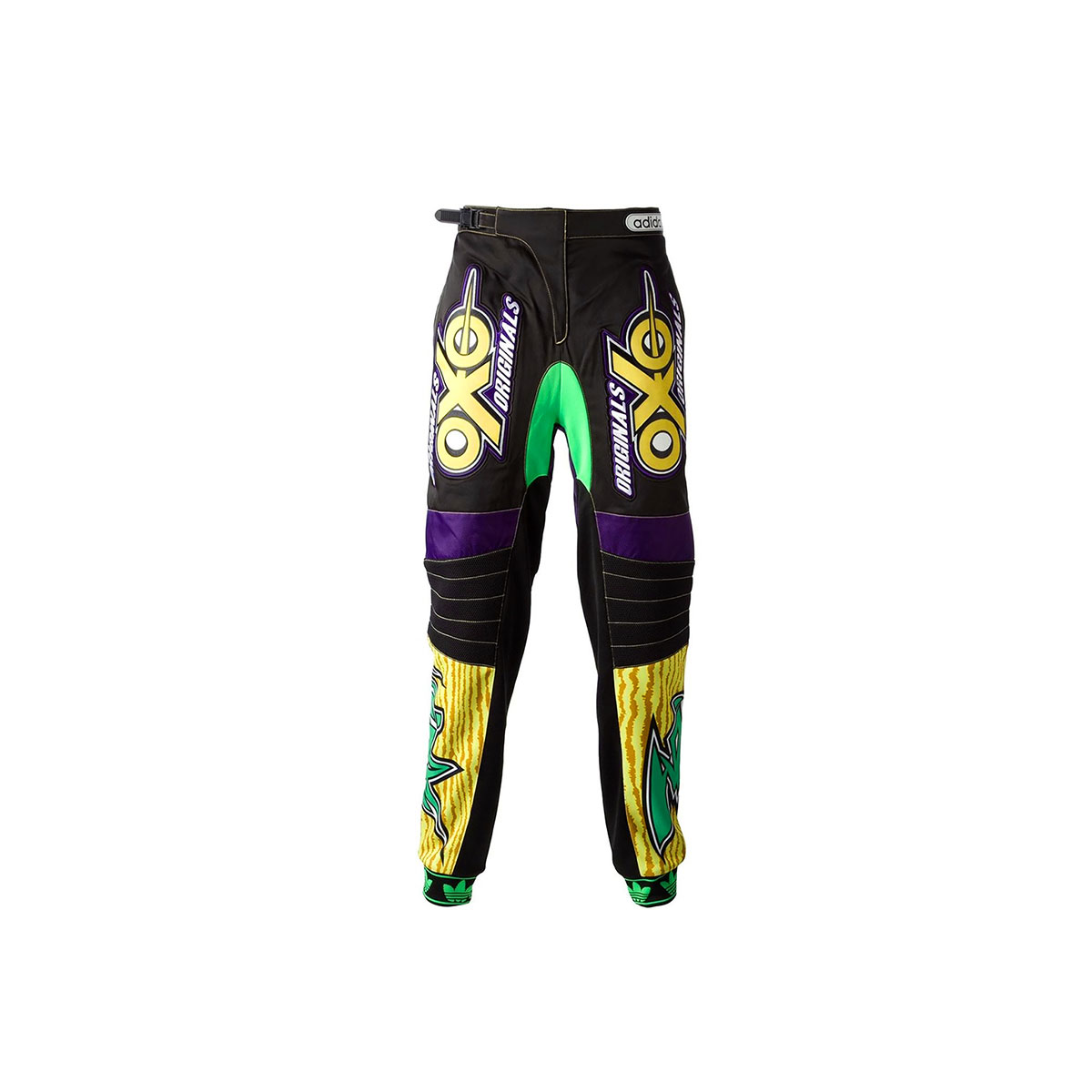Adidas x Jeremy Scott JS Motor Pant Purple Black Yellow (2015