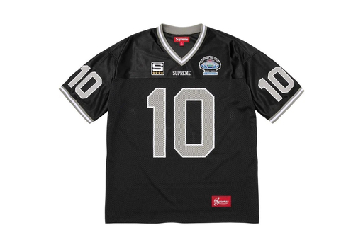 Supreme Find Good Football Jersey 'Black' (SS26) – authenticated on KLEKT