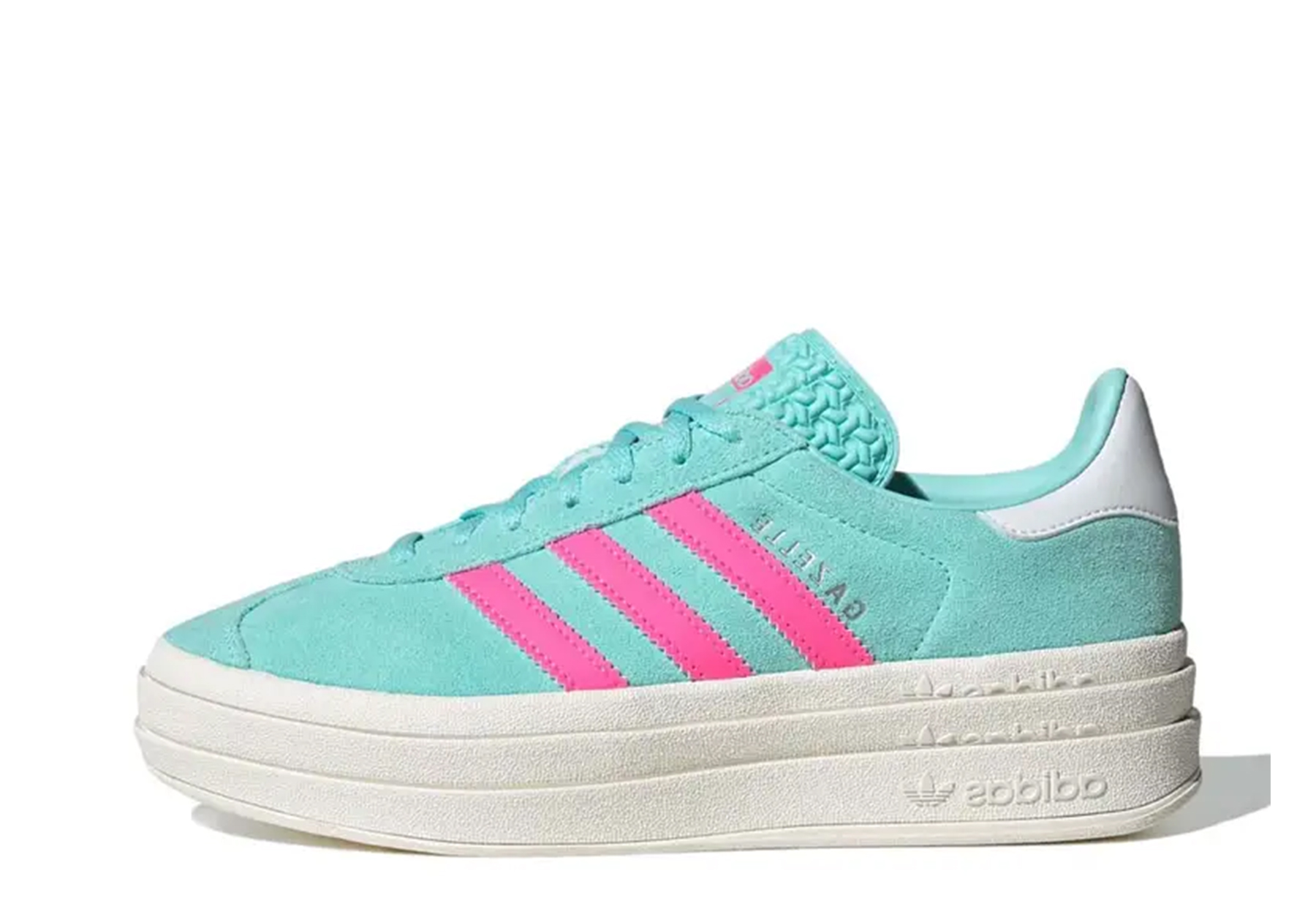 Adidas Gazelle Bold Flash Aqua Pink (2023) AQUA PINK sneaker – authenticated on KLEKT