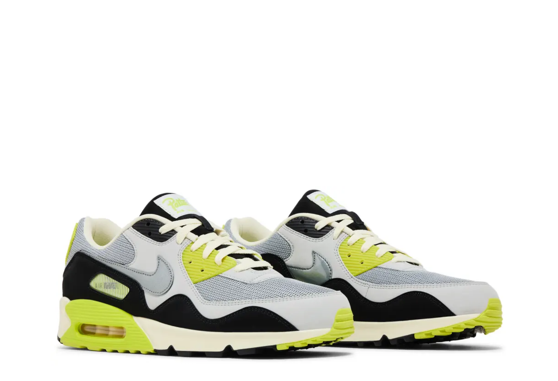 Nike x Patta Air Max 90 Waves 'Cyber' (2025) Grey/Sail/Black/Cyber sneaker – authenticated on KLEKT