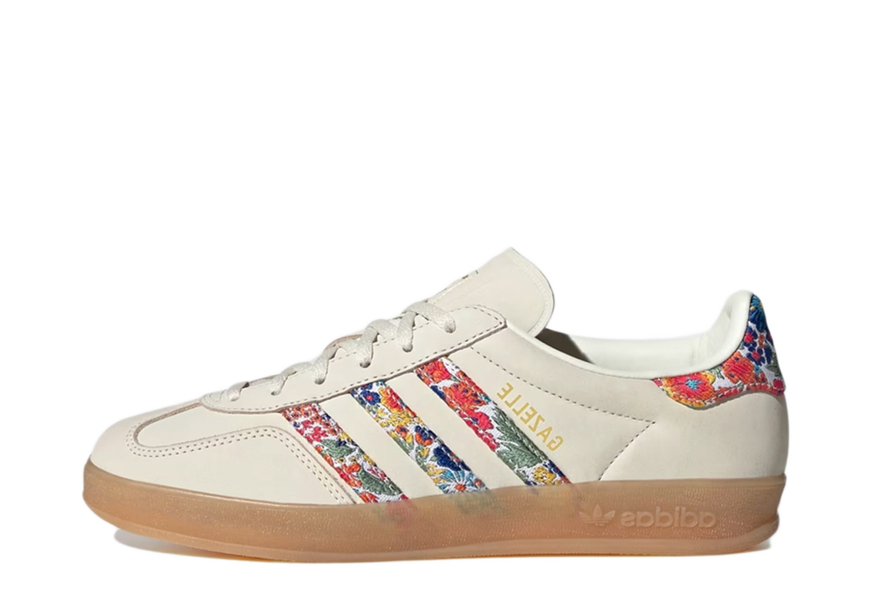 Adidas x Liberty London Gazelle Indoor WMNS 'Floral' (2025) Beige/Gum/Multi sneaker – authenticated on KLEKT