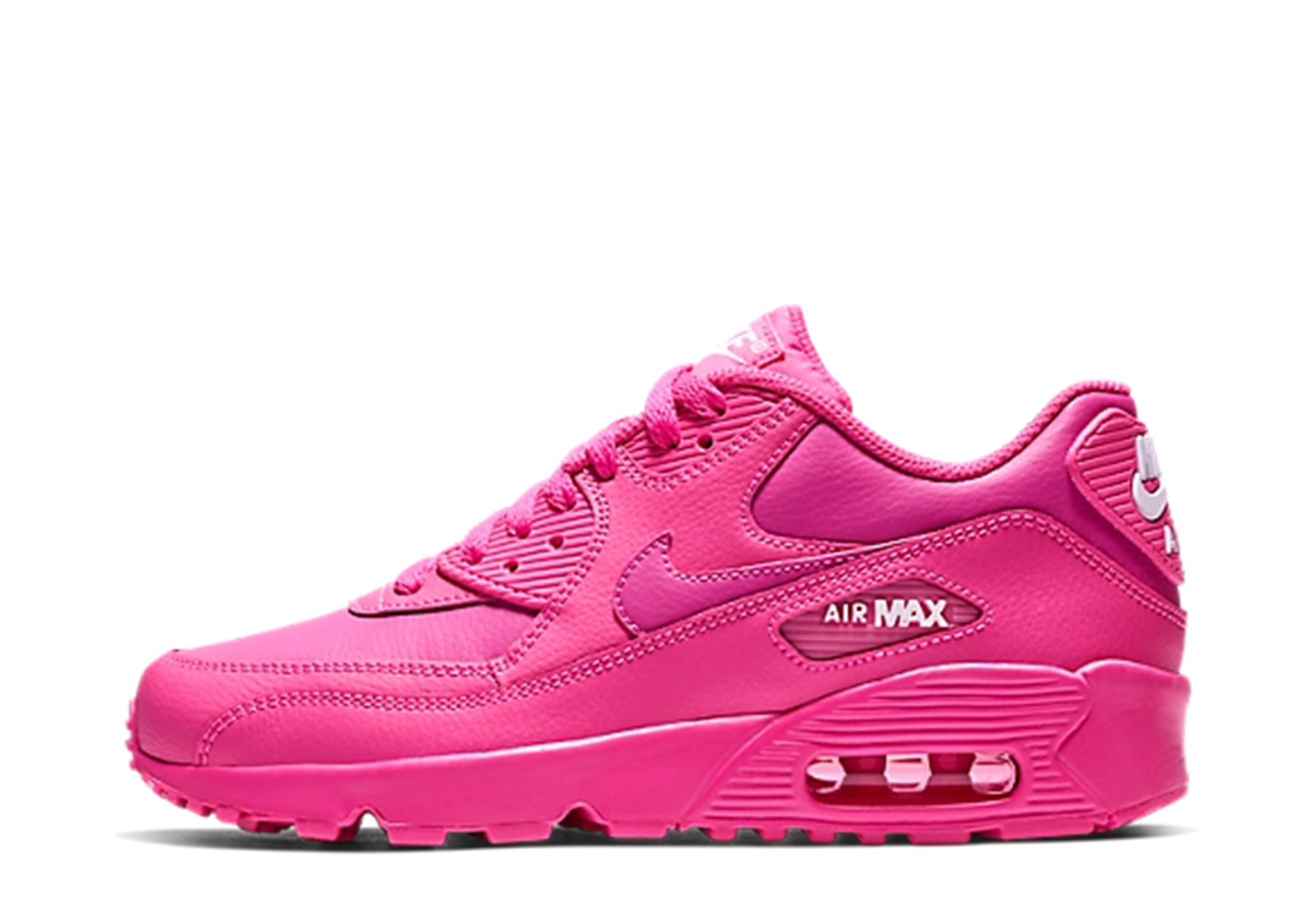 Nike Air Max 90 Leather GS 'Laser Fuchsia' (2023) Laser Fuchsia/Wit/Laser Fuchsia sneaker – authenticated on KLEKT