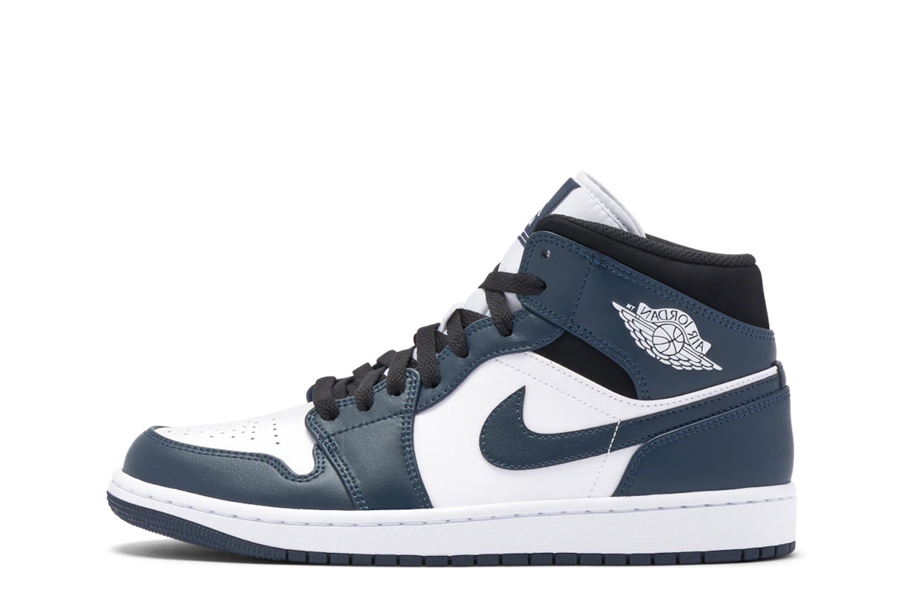 Air Jordan 1 Mid 'Dark Teal' (2021) ARMORY NAVY/WHITE-BLACK sneaker – authenticated on KLEKT